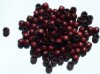 100 5x6mm Mahogany Crow Wood Beads